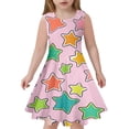 thumbnail image 1 of Robes Fille Robe Tutu Fille Robe d'Anniversaire Tout-Petit Robe de Princesse d'Été Robe de Fête d'Été Vêtements Bébé Fille 8-9 Ans Mode Fille, 1 of 5