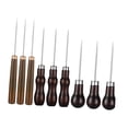 thumbnail image 4 of KLKCMS 9 Pieces Scratch Awl Tools Punch Tools Anti Slip Multipurpose Sewing Supplies Tailor Awls for DIY Handmade Crafts Shoe Repair, 4 of 9