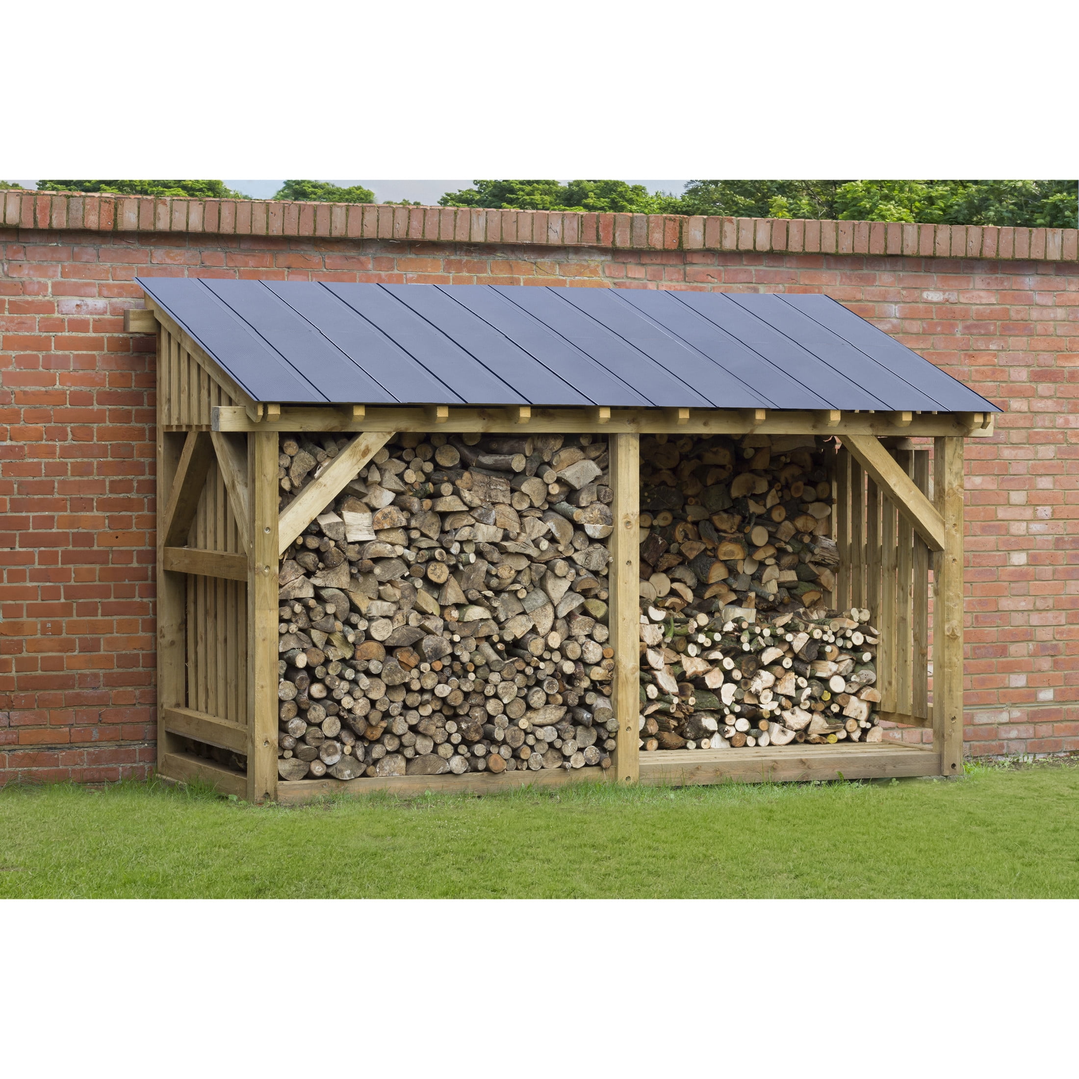 Arrow 2 x 4 ft Charcoal Steel Roof Panels For Diy Shed, Etc Projects Pack Size 8