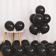 thumbnail image 2 of Pack De 100 Globos De Látex Negros, 2 of 5