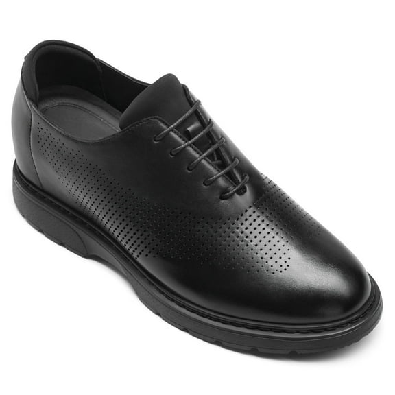 CMR CHAMARIPA Height Increasing Casual Shoes - Mens Shoes With Height - Breathable Black Casual Shoes For Men 7 CM / 2.76 Inches