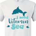 thumbnail image 4 of Inktastic I Need Vitamin Sea, Dolphin, Fish, Sea, Vacation T-Shirt, 4 of 5