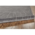 thumbnail image 5 of Feizy Lennox Modern Abstract, Gray/Ivory, 1'6" x 1'6" Swatch Sheen Handmade Casual Design Carpet for Living Dining Bed Room, 5 of 8