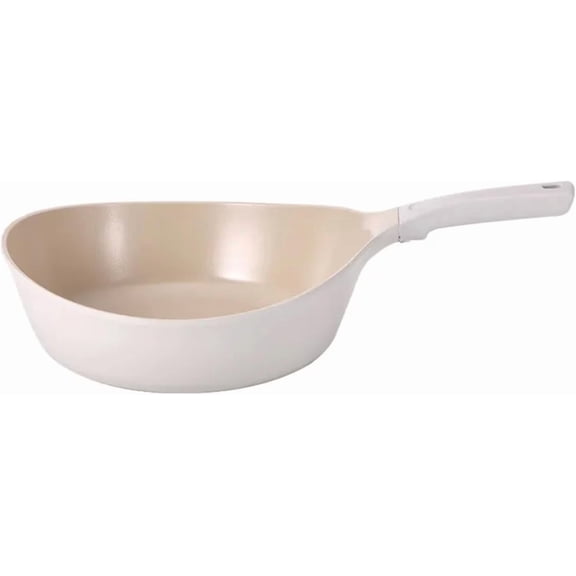 NEOFLAM Vulcan Ivory 11" Nonstick Frying Wok, Induction Compatible, Made in Korea