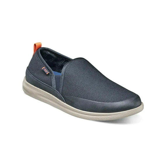 Nunn Bush Brewski Knit Plain Toe Slip On Lightweight  Shoes Navy 84970-410