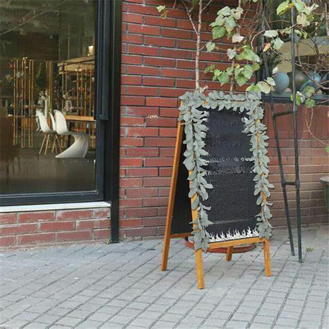 Enredaderas de Hojas de Oreja de Cordero Flexibles y Verdes - 180 X 6 X 6 Cm - Vegetación Artificial para Coronas, Decoración Del Hogar y Tiendas (1 Unidad)