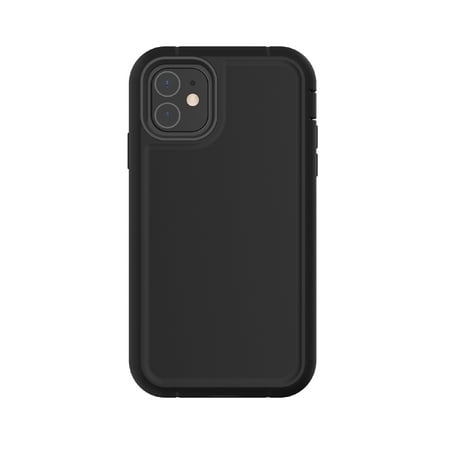 onn. Rugged Phone Case with Holster for iPhone 11 / iPhone XR - Black