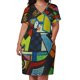 thumbnail image 3 of Vestido largo de verano con bolsillos sueltos y estilo rockero para mujer., 3 of 7