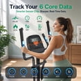 thumbnail image 6 of Funmily Heavy Duty Elliptical Machine for Home, 550 LBS Weight Capacity Magnetic Elliptical Trainer with 16 Resistance Levels, 3-Level Adjustable Pedals, Quiet Drive & LCD Monitor, 6 of 9