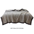 thumbnail image 4 of Yhmxh Stripe All Season Blanket Decorative for Bed Sofa Couch Cotton Soft Warm Reversible Bedspread Throw Blanket Bed Wrinkle-Resistant Blanket for Cozy Home Decor and Living Room Comfort 80"x60", 4 of 7
