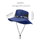 thumbnail image 2 of Sombrero para el sol, impermeable, de abedul ancho, con protección UV, para pesca, senderismo, jardín, playa MFZFUKR CPB-US-CJZ544-5, 2 of 5