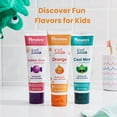 thumbnail image 5 of Himalaya Botanique Pasta de dientes para niños Sabor a naranja a base de hierbas Combate la placa Sin fluoruro Suave Sin sabores ni colores artificiales Sin SLS Sin gluten Sin crueldad Espuma vegana 4, 5 of 5