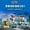 777PCS 5Minifigures, variant on City Fire Station Building Block Toy Set, Large Fire House with Fire Truck and Rescue Helicopter for Boys