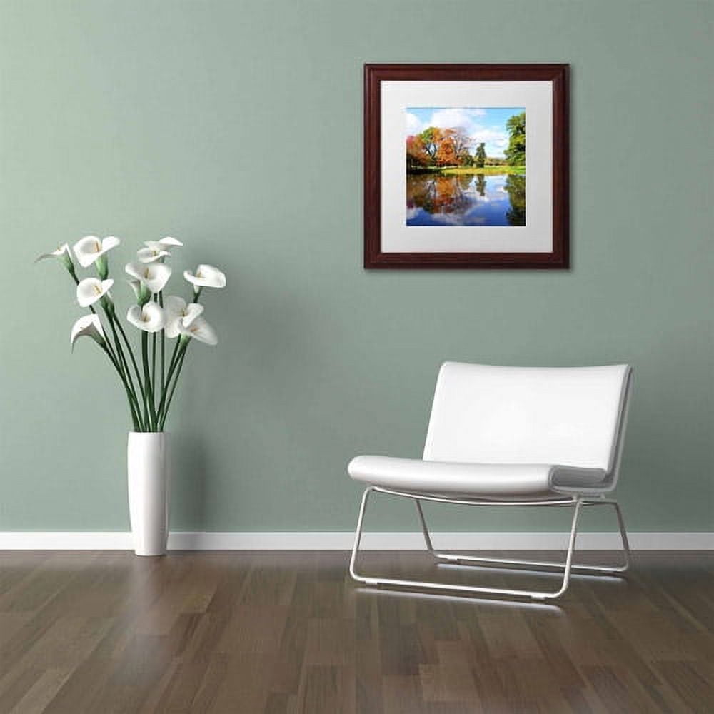 Trademark Fine Art "Otherworldly" Canvas Art by Philippe Sainte-Laudy, White Matte, Wood Frame