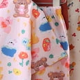 thumbnail image 3 of felwors Big Girls Pajamas Cute Short Sleeve & Pants 2-Piece PJ Set(Black,5-6 Years), 3 of 5