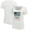 Team USA Nike Women's Core Cotton Scoop Neck T-Shirt - White