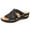 Black, variant on Azrian Women'S Multi-Color Embroidered Sandals with Wedge Fish Mouth Platform Shoes
