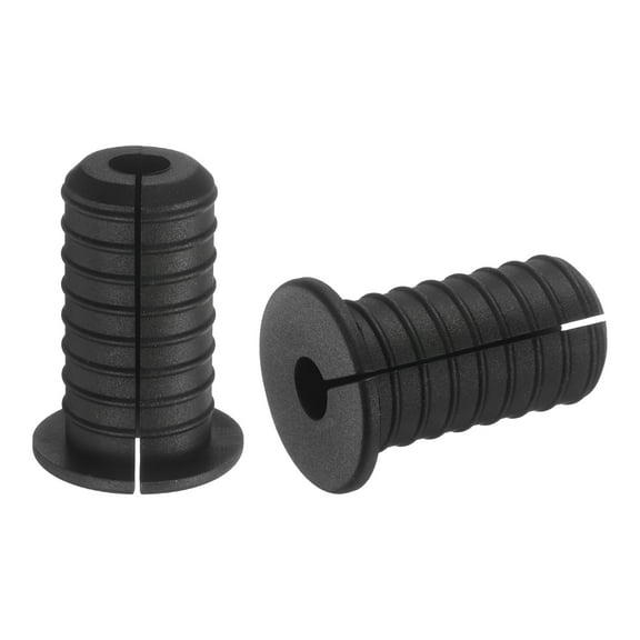 2Pack Wall Grommets, 19mm Silicone Cable Pass Through Bushing Grommets, Black