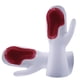 thumbnail image 2 of Billuyoard 1 par de guantes de limpieza para lavar platos, guante para lavar platos de PVC para fregador doméstico, herramienta de limpieza de cocina, Suministros de limpieza para el hogar rojo Billuyoard HA000467-03B, 2 of 6