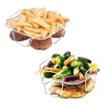 thumbnail image 3 of Air Fryer Rack Grilling Rack Stainless Steel Dehydrator Rack Multi-Purpose Cooking Rack Air Fryer Accessories Sturdy Square Rack, 3 of 8