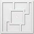 thumbnail image 3 of Ekena Millwork CMP22KX-01000 22 in. OD x 1 in. ID Square Knox Architectural Grade PVC Contemporary Ceiling Medallion, 3 of 4