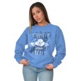 thumbnail image 4 of Utah Cute UT State Flower Souvenir Women Crewneck Sweatshirt Brisco Brands S, 4 of 6