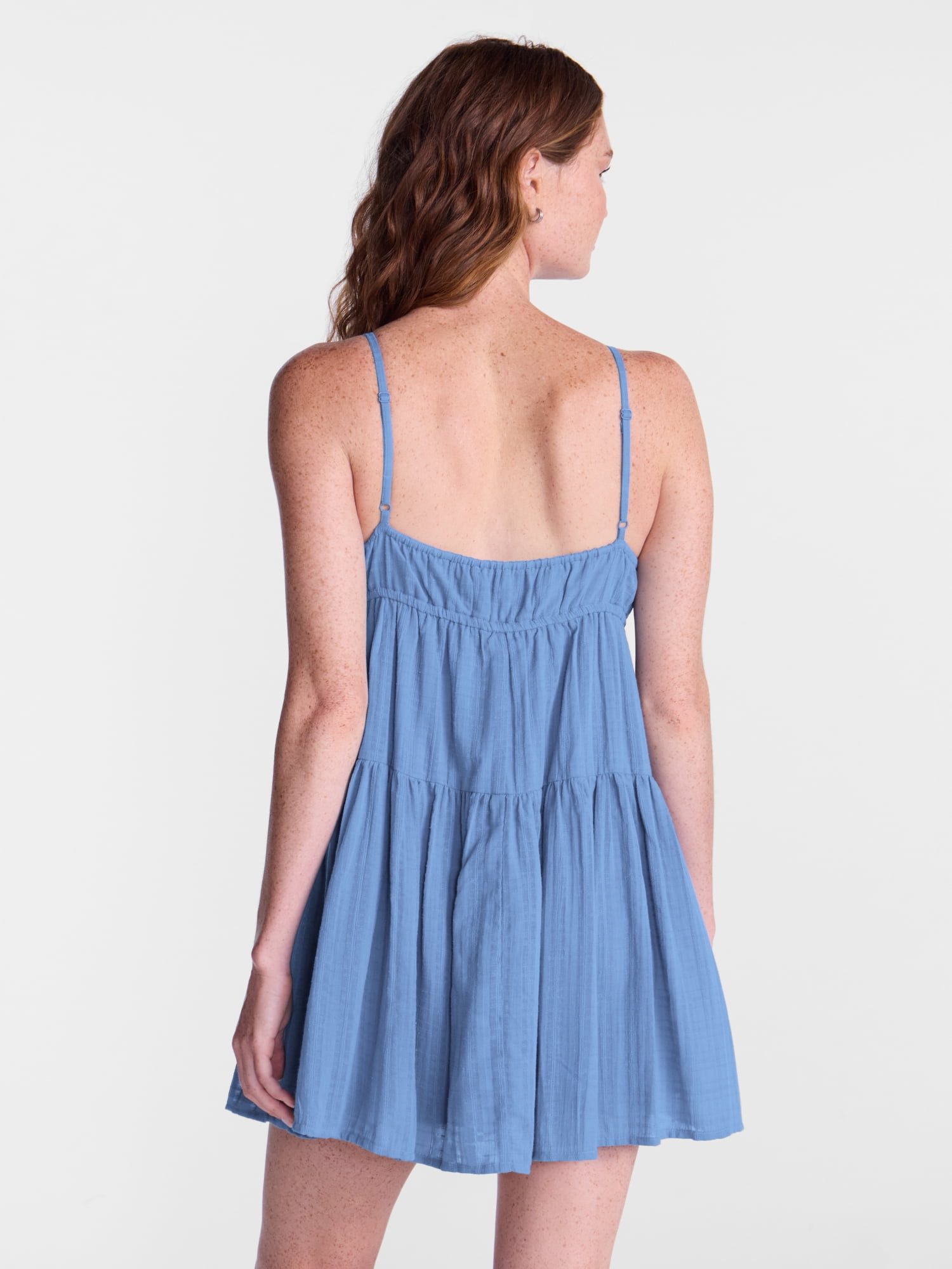 No Boundaries Embellished Trapeze Cotton Dress, Women's XXS-XXL
