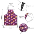 thumbnail image 3 of Cute Hedgehogs and Pioneer Flower Pattern Kids Aprons for Girls and Boys,Adjustable Neck Strap Toddler Aprons for Kids Cooking Baking, 3 of 5