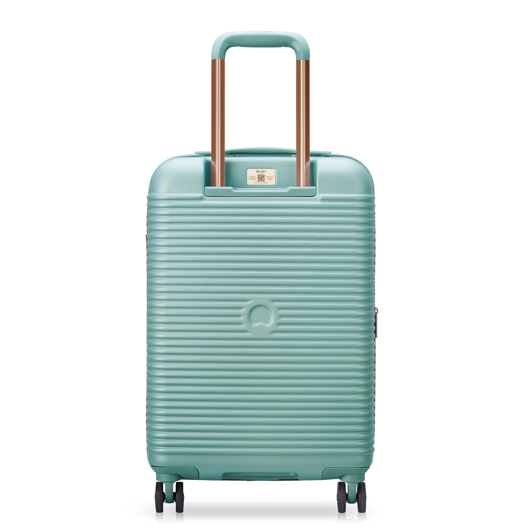DELSEY PARIS Freestyle 24" Medium Checked Expandable Spinner Luggage, Almond
