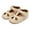 Beige, variant on Otqutp Toddler Soft-Soled Moccasins Flat Leather Shoes for Girls Closed Toe Mary Janes Princess Ballet Flats Breathable Shoes