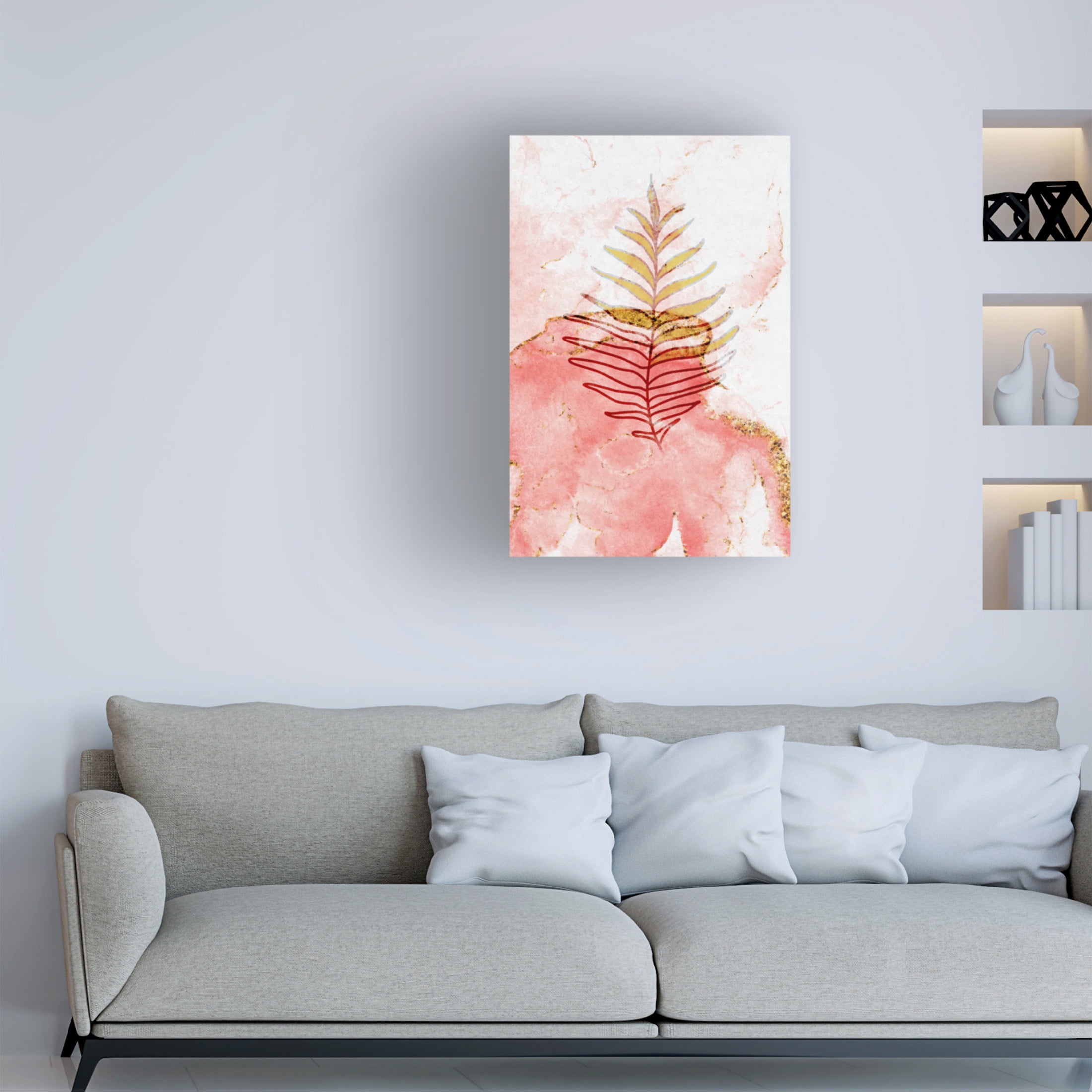 Trademark Fine Art Fadil Roze  Oclier Canvas Wall Art