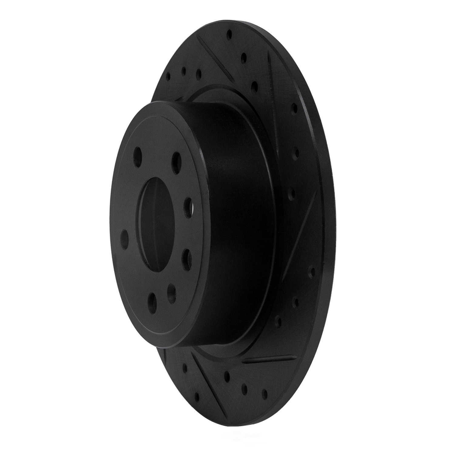Dynamic Friction Company 633-65012R DFC Brake Rotor - Drilled And Slotted - Black