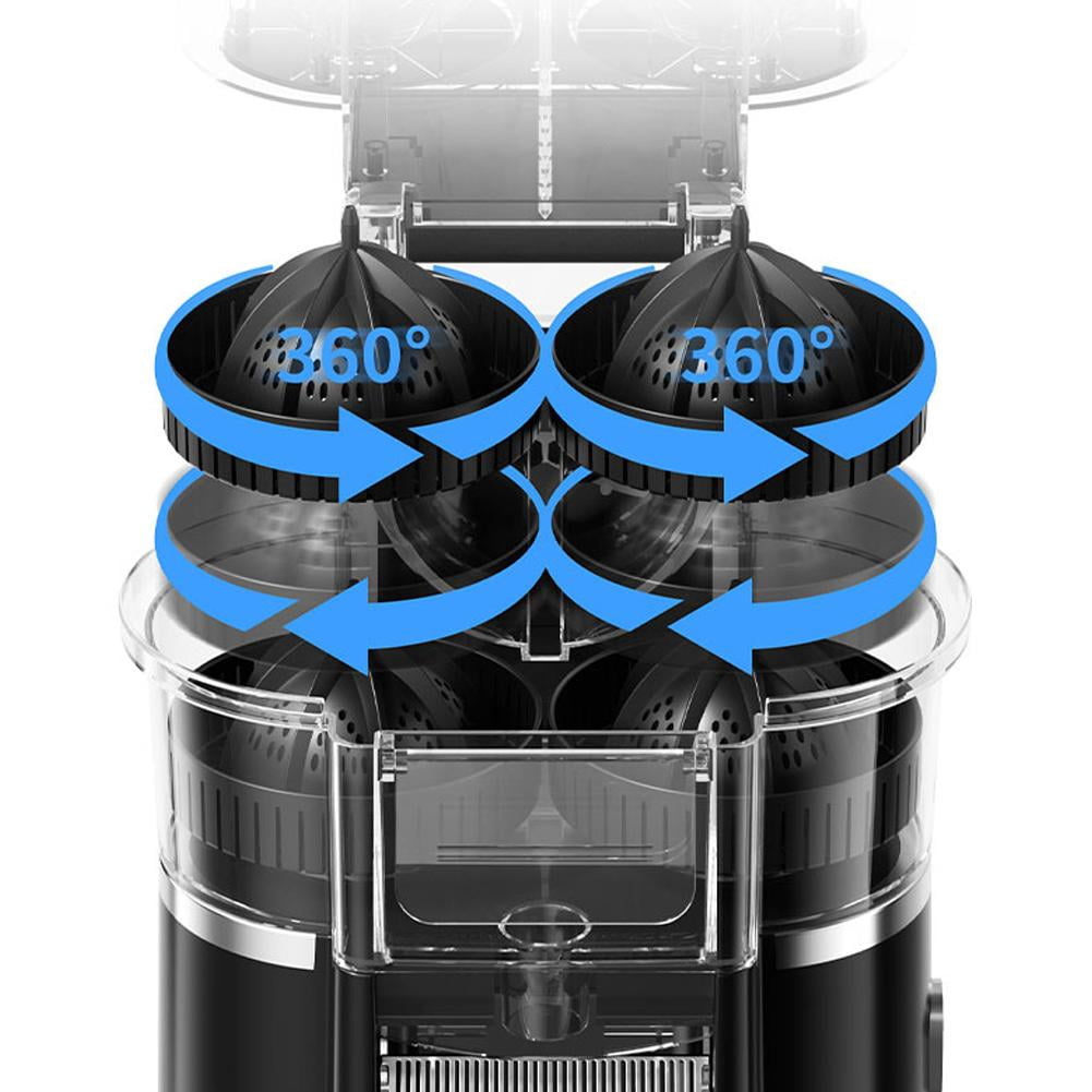 Electric Juicer Machine, Twin Citrus Juice Maker with 18000 RPM Powerful Motor, Fresh Press Cold Hand Juicer Machines, Pres