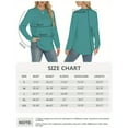 thumbnail image 4 of Women's Sweatshirt, Crew Neck Pullover, Casual Loose-Fit Long Sleeve Top with Curved Hem, Fall/Winter Apparel, Ideal for Layering or Wearing Alone, 4 of 5