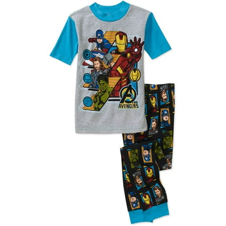 Marvel Avengers Boys 2 Piece Cotton Pajama Set