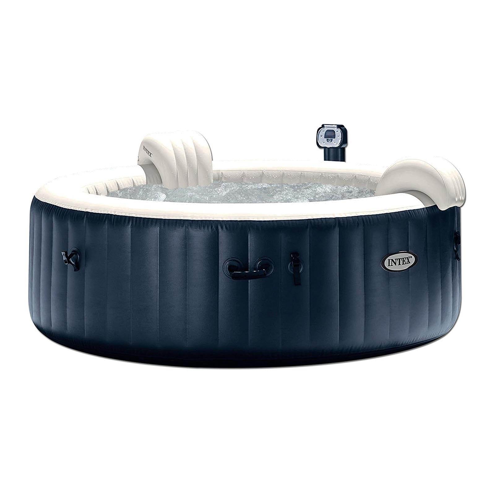 Magnetisk inflation rive ned Intex PureSpa Inflatable Bubble Jets 6 Person Hot Tub and Battery LED Light  - Walmart.com