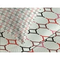 thumbnail image 4 of Ambesonne Modern Quilted Bedspread Set 3 Pcs, Hexagonal Shaped Lines, Queen Size, Multicolor, 4 of 5