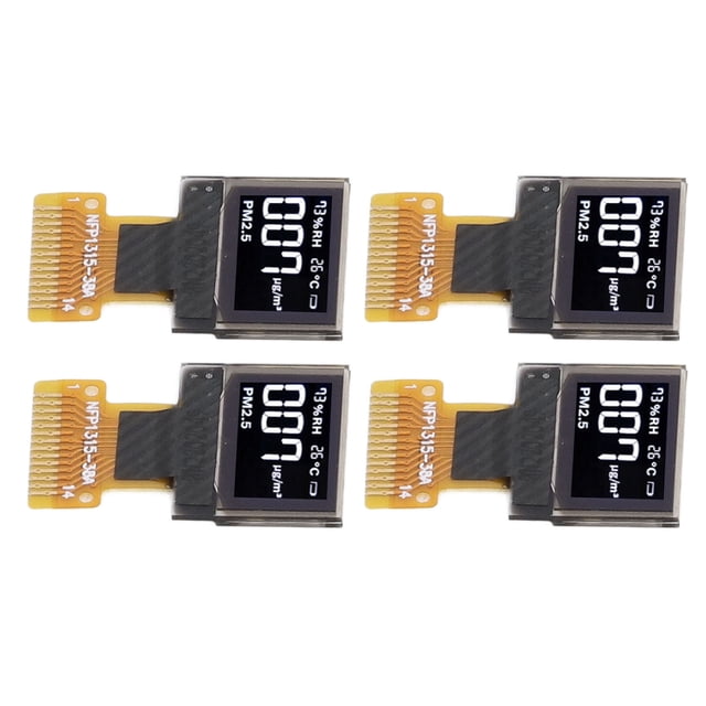 Pantalla de diodo orgánico emisor de luz, 4 piezas, módulo de pantalla LCD de luz orgánica de 0,49 pulgadas, ultra sensible