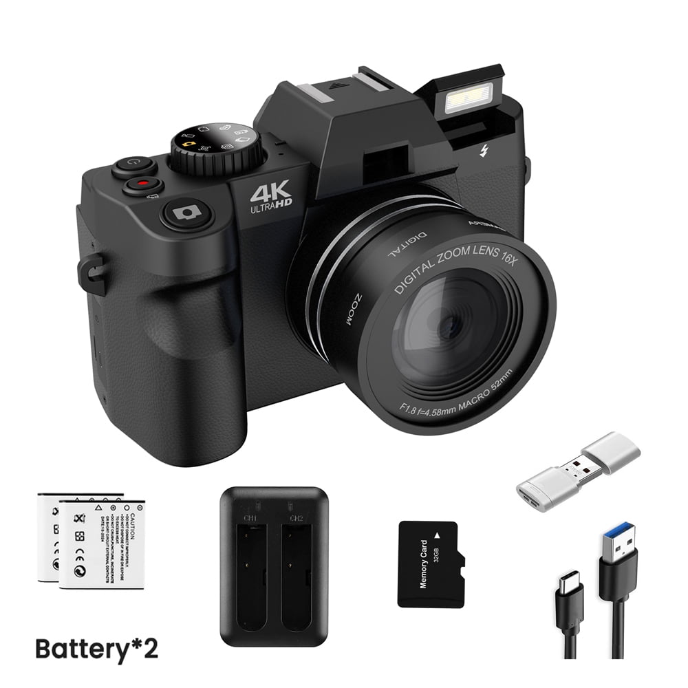 NBD Digital Camera 4K Ultra HD 48MP All-in-One Vlogging