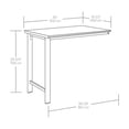 thumbnail image 2 of Sauder Bergen Circle Engineered Wood Desk Return 36" in Kiln Acacia/Brown, 2 of 7