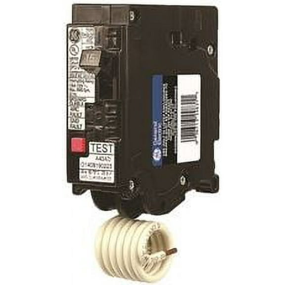 Ge Single-Pole Dual Function Plug-In Afci/Gfci Circuit Breaker, 120 Vac, 20 Amp, 10 Kaic