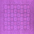 thumbnail image 1 of Ahgly Company Indoor Square Oriental Purple Industrial Area Rugs, 5' Square, 1 of 4