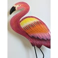 thumbnail image 2 of Pink Flamingo Wall Plaque Facing Left Painted Metal 25.25 Inches, 2 of 2