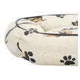thumbnail image 6 of SAFAVIEH Husky Small Pillow Style Dog Bed, Ivory/Grey, 6 of 8