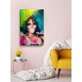 thumbnail image 2 of Awkward Styles African Woman Canvas Wall Art Colorful Portrait with Bubble Gum Home Decor Pop Art Prints, 2 of 7