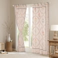 thumbnail image 3 of Homewish Chic Floral Flowers Black Out Curtains for Adults Female Men,Spring Garden Blossoms Curtains Pack of 2 (42x63 Each),Abstract Geometric Plaid Bedroom Curtains,Super Cozy Room Decor, 3 of 6