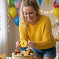 thumbnail image 4 of Goleeg Bougie d'Anniversaire de Construction - Bougies d'Anniversaire Excavatrice Chiffres, Bougies d'Anniversaire Chiffre 9, Décorations de Fête de Construction Jaunes et Bleues, Décorations d'Anniversaire Excavatrice pour Célébration de Fête, 4 of 6