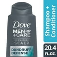 thumbnail image 2 of Dove Men+Care Dermacare Scalp Dandruff Defense Shampoo and Conditioner, 20.4 fl oz, 2 of 7
