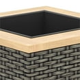 thumbnail image 4 of Homestyles Boca Raton Jardinière Extérieure en Rotin Marron, 4 of 13