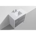 thumbnail image 4 of Kubebath 36″ Ash Gray Modern Bathroom Vanity with White Quartz Counter-Top, 4 of 5